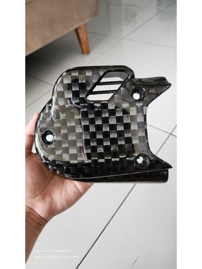 Cap L Cover Airduct Cvt Pcx Cbu 125 150 Caon Kevlar