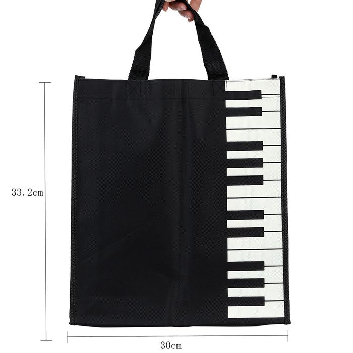 Piano Keys Music Handbag Tote Shopping Bag Gift Musical instrument