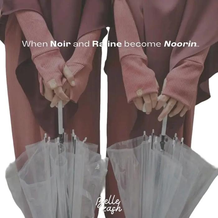 By Bellezash Noorin (Noir+Raline) New Product Gamis Viral