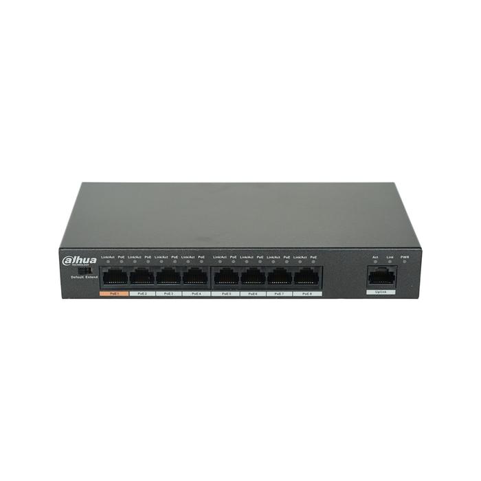 Dahua DH-S1500C-8ET1ET-DPWR 8-Port PoE Switch (Unmanaged), Support