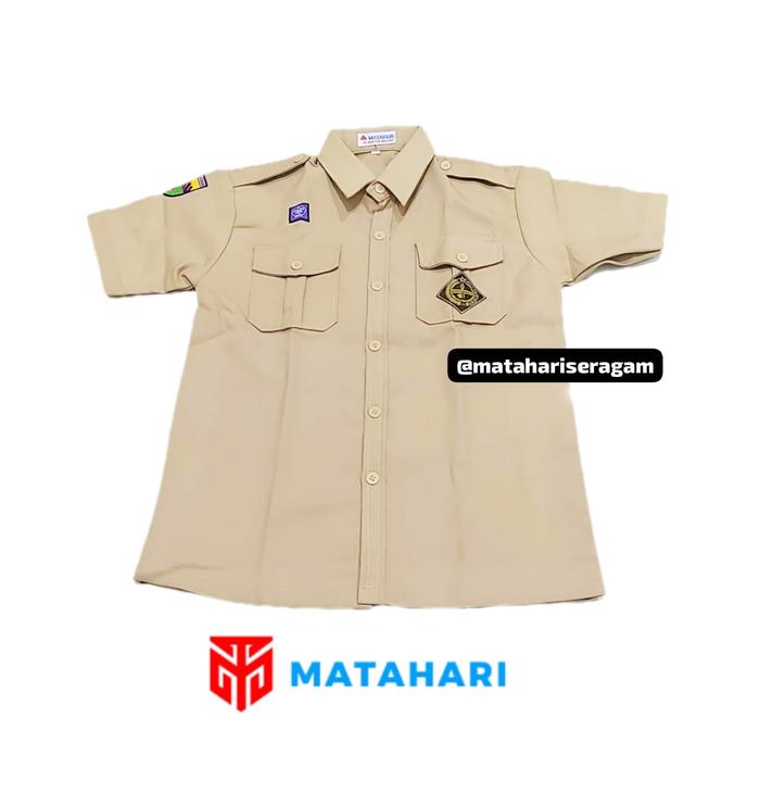 Matahari Seragam / Baju Rapilo Pria Lengan Pendek / Seragam Pramuka Rapilo / Baju Pramuka Rapilo