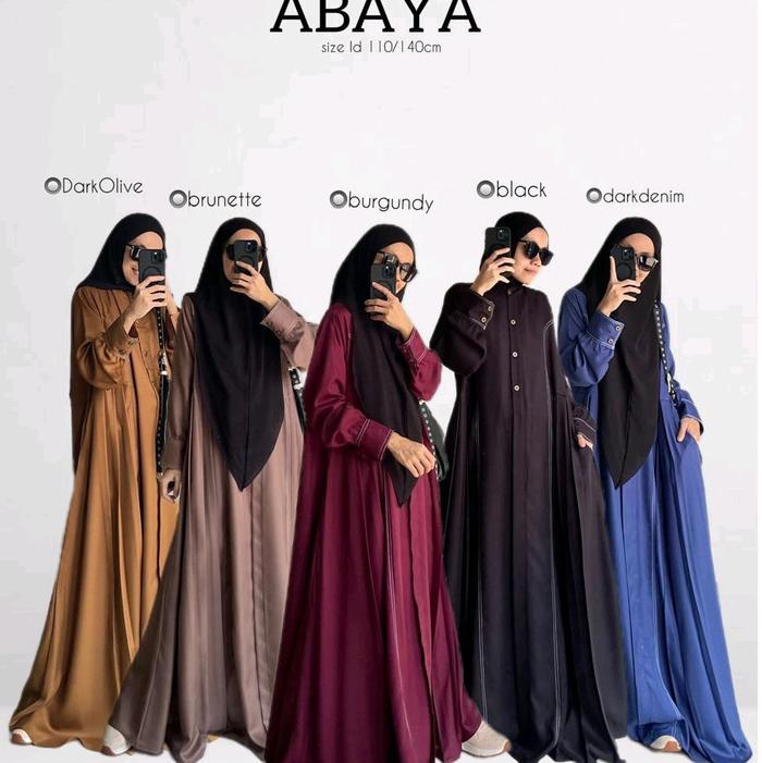 gamis Muslim syar'i Airflow Mewah Pesta Kaftan aljenna