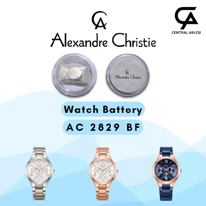 Baterai Jam Tangan Alexandre Christie 2829 BF Original