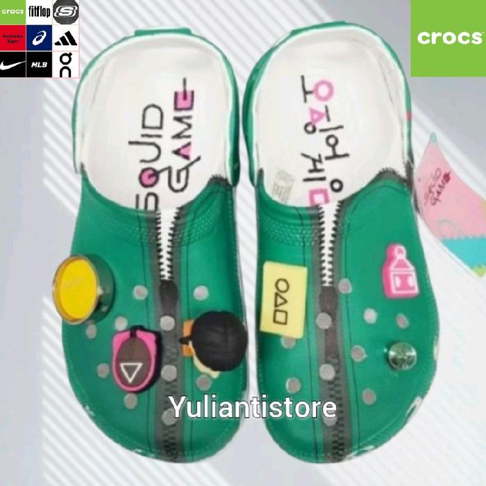 SANDAL CROCS SQUID GAME CLOG