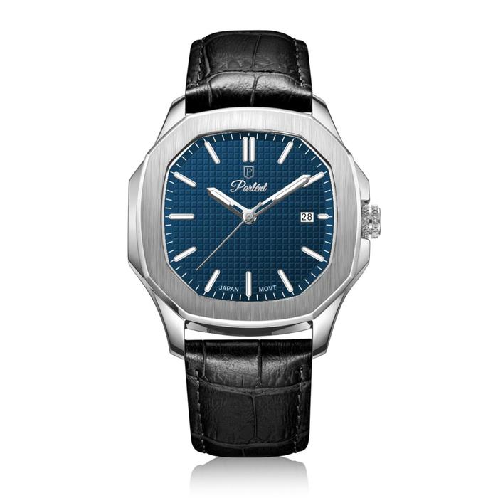 Parlent Phoenix - Jam Tangan Pria 42mm, Japan Quartz Movement, Waterproof 5ATM (50M), Stainless Stee