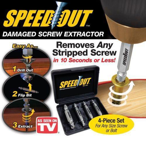 Alat Pembuka Skrup Rusak Alat Pembuka Baut Rusak Screw Extractor Broken Striped Screw Remover Buka B
