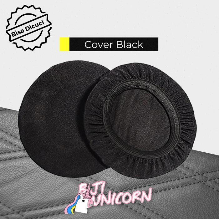 Earpad Earcup Ear Cushion Vivan Liberty H100 H-100 H 100 Foam Bantalan - Cover Black