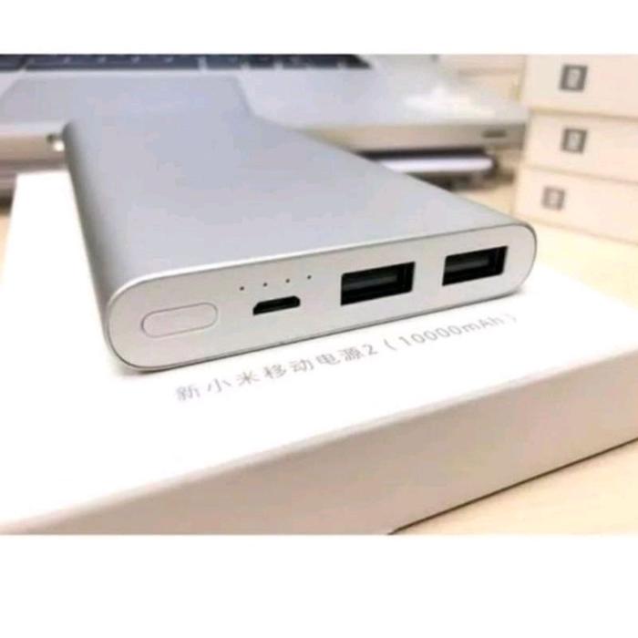 POWERBANK 10000MAH / POWER BANK XIAOMI MI 2 PORT USB 10000 MAH GARANSI