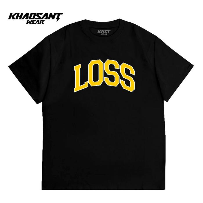 [HOT] KHAOSANT Kaos Loss | Tshirt 100% Cotton Combed Pria Wanita | Baju Plesetan GAP LAKERS CHICAGO 
