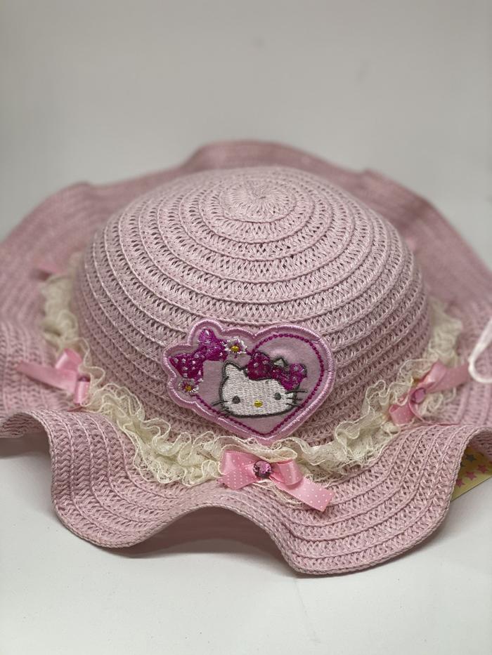 Topi Pantai Rajut Hello kitty Original Sanrio Japan
