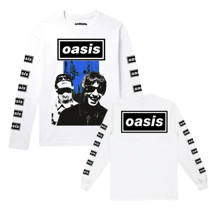Tshirt oasis / kaos oasis panjang / kaos band oasis / baju oasis panjang