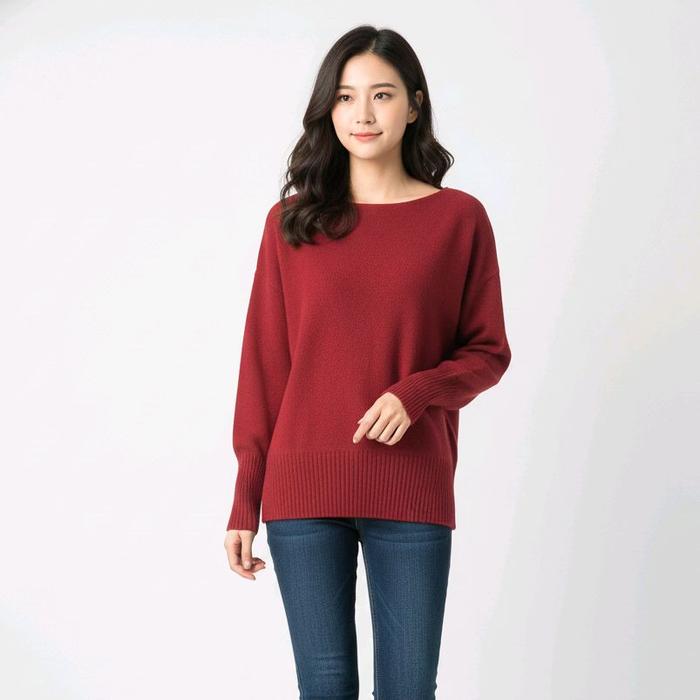Valerie Boat-Neck Knit Wanita