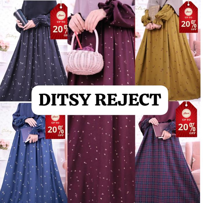 DITSY RJCT TERBARU, DITSY RJC ,DRESS DITSY, GAMIS DITSY