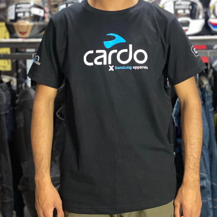Tshirt logo Cardo Intercom Packtalk Edge Packtalk Pro Kaos Cardo No Ori