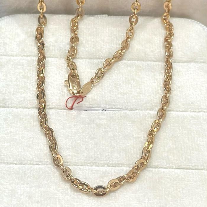 Kalung Emas Tiffany Variasi 8k Yellow Gold