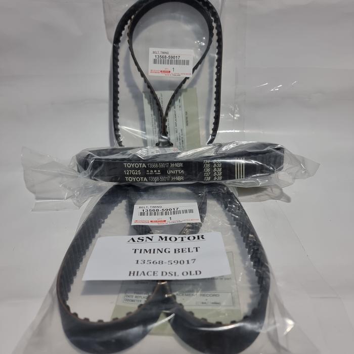 TIMING BELT TOYOTA HIACE OLD ,GIGI MODEL KOTAK TYPE GENUINE KI1