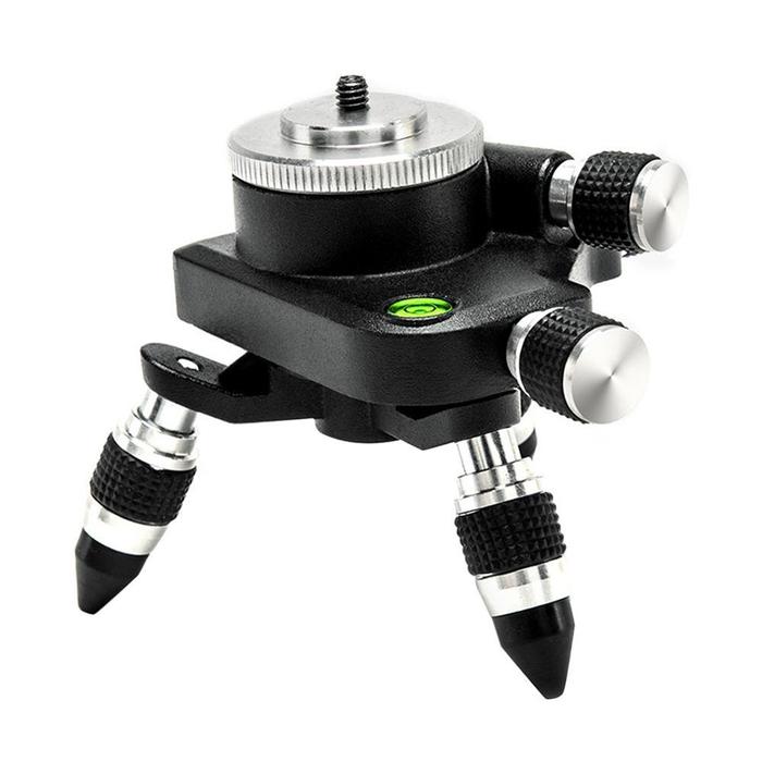 Laser Level Adapter Metal 360-Degree Rotating Base for Laser Level