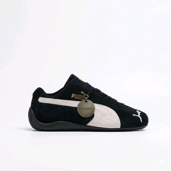 Sepatu Puma Kids Speedcat Black White Original