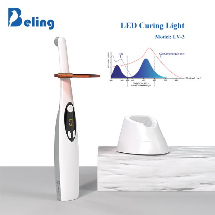 Beling Cordless LED Dental Curing Light Dental Polymerize Resin Cure
