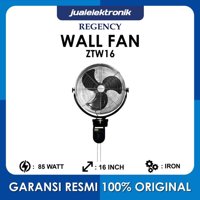 Regency Tornado Wall Fan 16 Inch ZTW16 Kipas Angin Dinding
