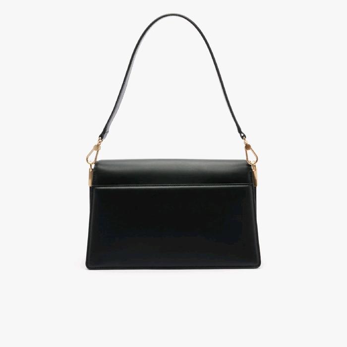 LACOSTE WOMEN'S LARGE TENNIS BLISS SHOULDER BAG TAS BAHU / SELEMPANG WANITA - BLACK