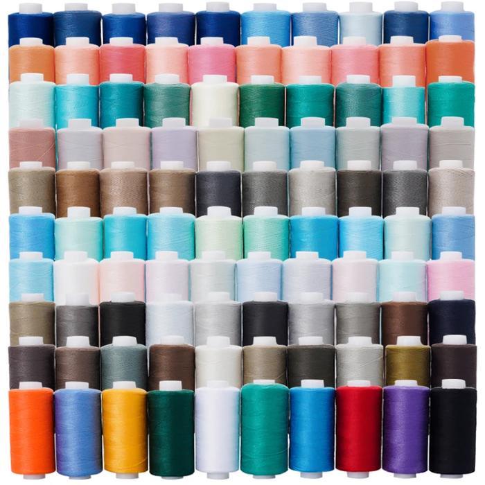 Home Diy Sewing Machine Small Hand Sewing Thread 100 Colors 402 Sewing Thread 400 Yards 10 Color Pol