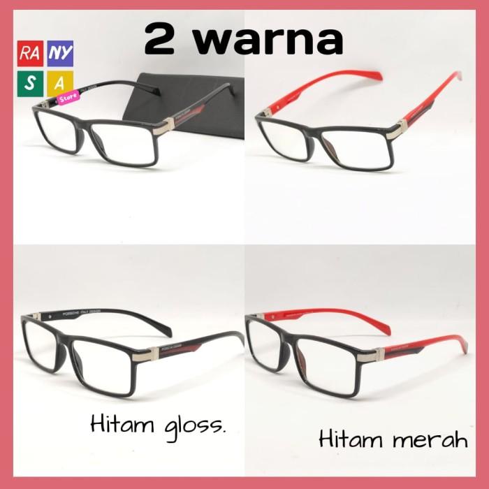 [BARU] Kacamata Baca Plus Jalan Auto Focus Anti Radiasi Pria Frame Sporty