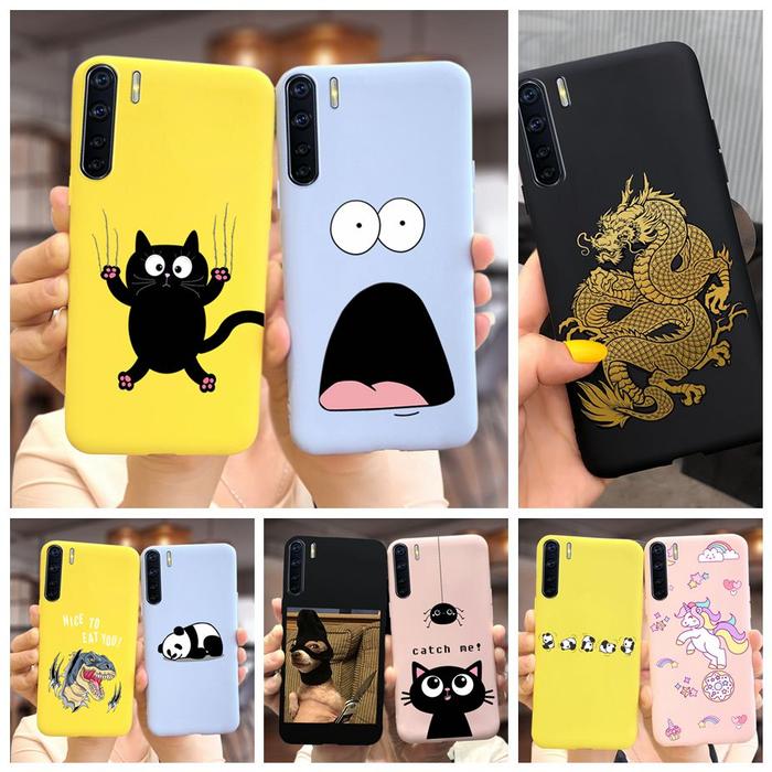For Oppo A91 Case OppoA91 Oppo F15 Cute Catoon Soft Silicone Phone