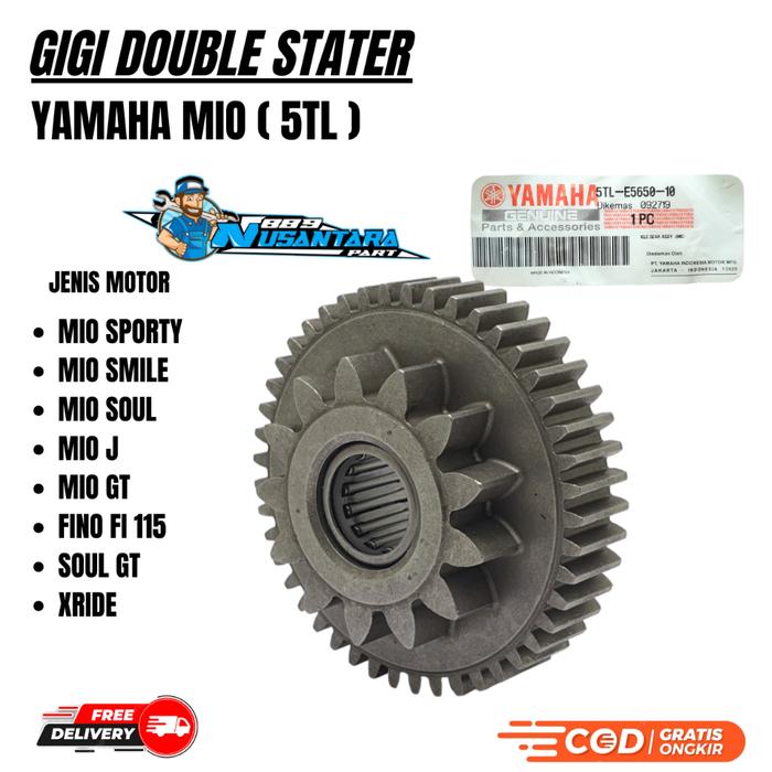 GIGI DOUBLE STATER MIO SPORTY / MIO SMILE / MIO SOUL / MIO J / MIO GT / SOUL GT /XRIDE / FINO FI 115