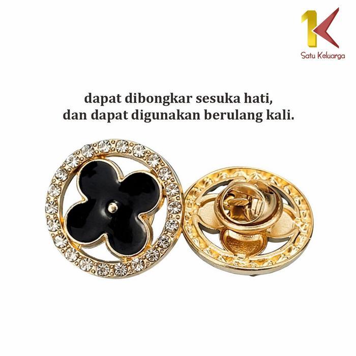 STOK TERBATAS [COD] SK C1037 Bros Pin Aksesoris Hijab Aksen Mutiara Motif Elegan