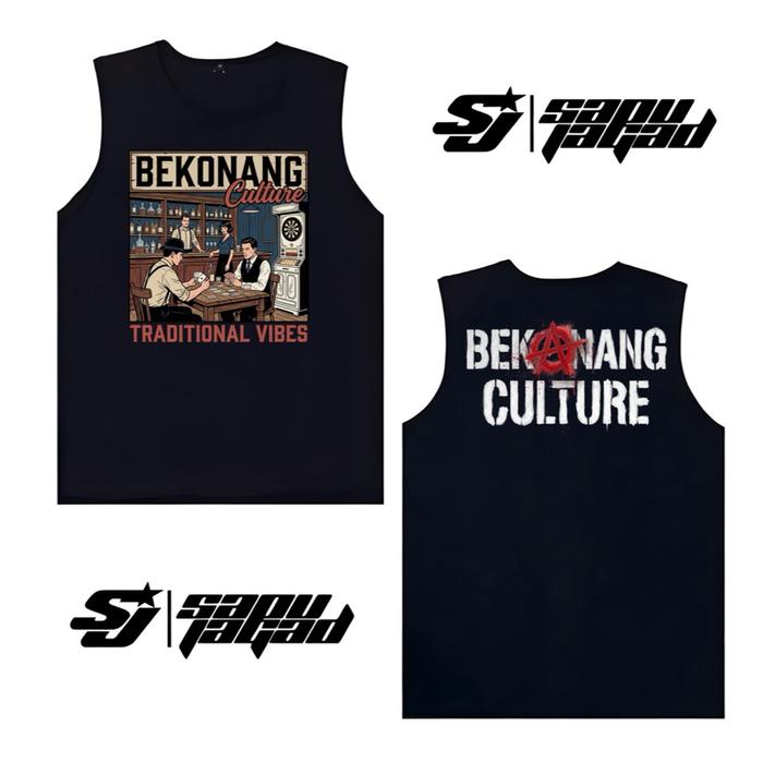 Singlet Bekonang Culture Traditional Vibes Free Stiker