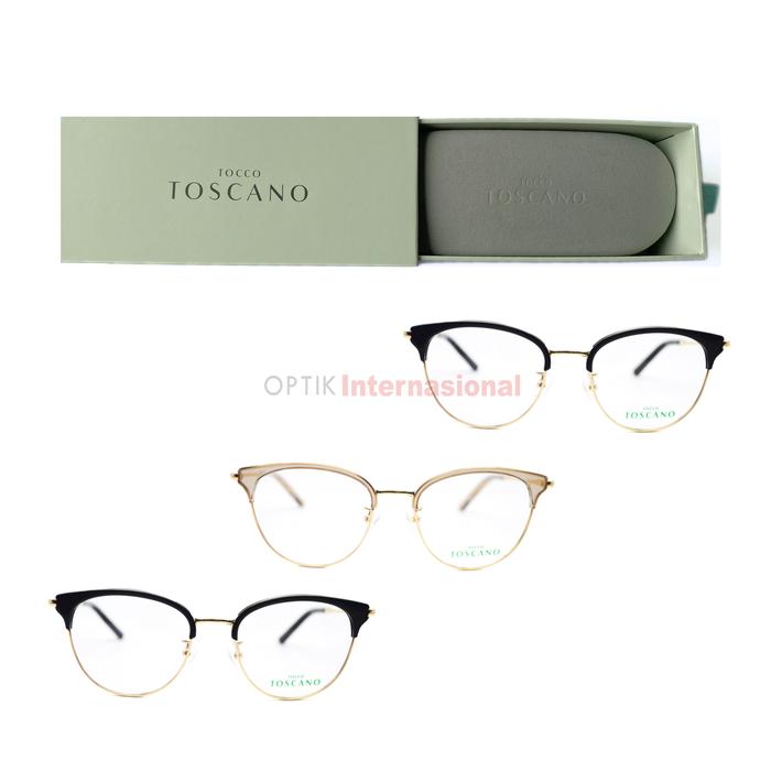 TOCCO TOSCANO TT1024 Kacamata Fashion Wanita Original Frame Cat Eye Kombinasi Lady Style