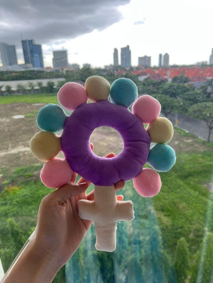 TERLARIS ROSARIO BONEKA • JOYFUL PASTEL • alat bantu belajar doa anak katolik READY