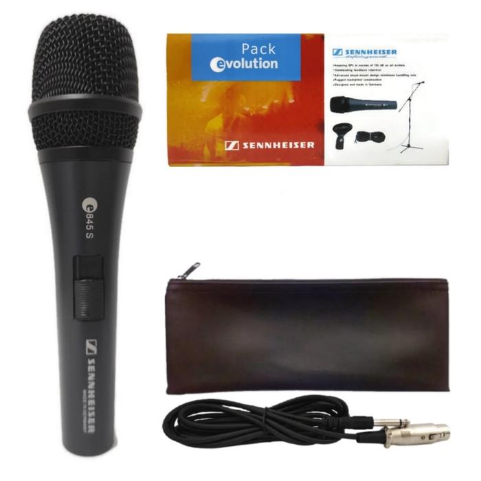 Sennheiser E-845S Microphone Karaoke Kabel Mikrofon Mic Vocal