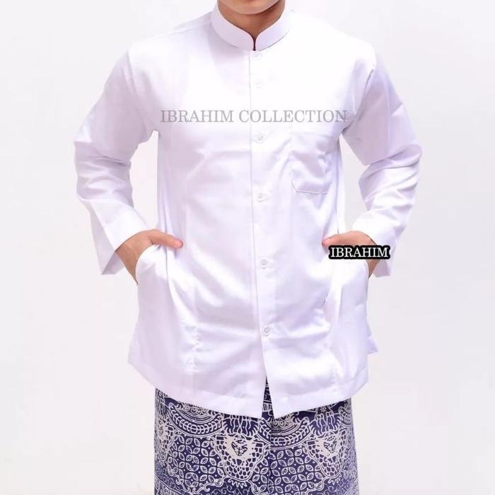 baju koko pria haibah saku samping koko ammu JUMBO M L XL XXL 3L 4L ||koko ammu BIG size koko polos 