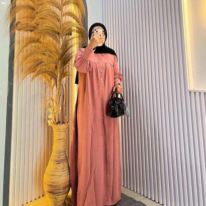 Gamis jumbo crincle model ninos by jevani