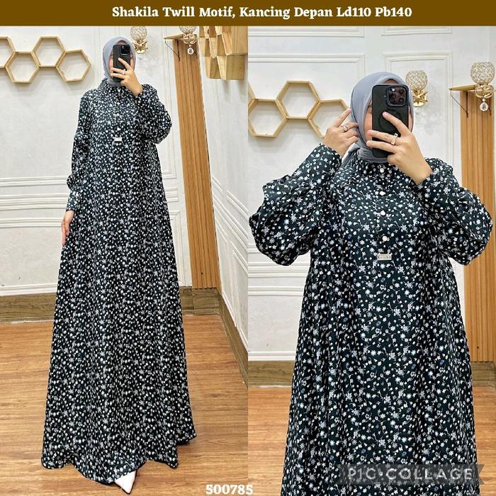Gamis Shakila Twill Premium