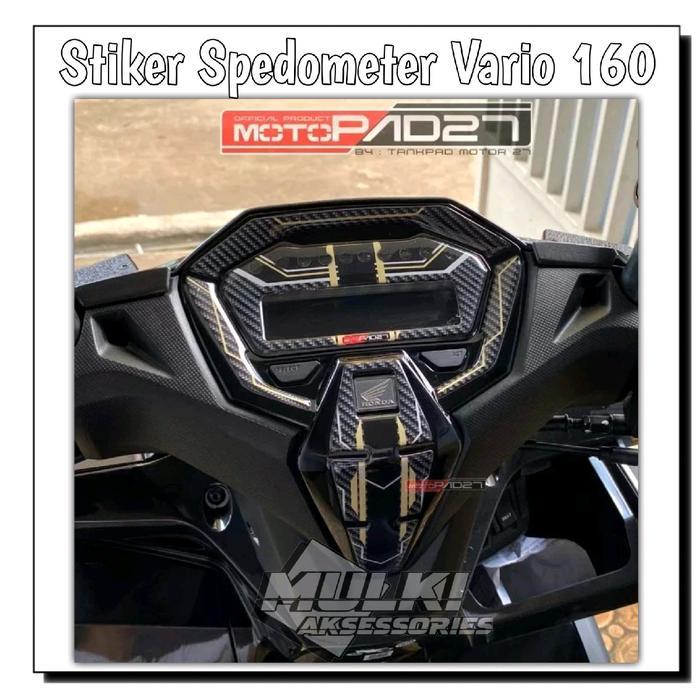 Stiker Spedometer Vario 160 Anti Gores Spedometer Vario 160 Resin Timbul MOTOPAD27 Motorcycle [NTS]