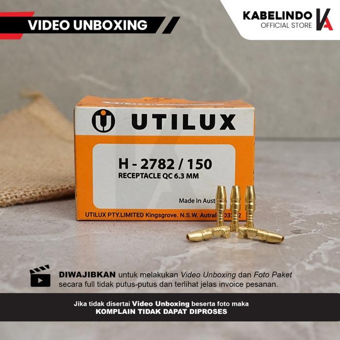 Terminal Skun UTILUX H2782 Cowok Bulat / Konektor Male T1