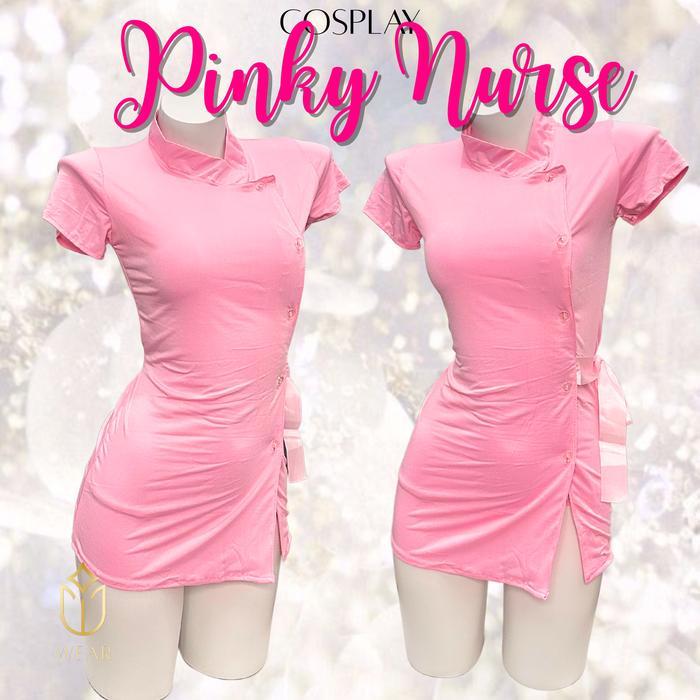 KOMPLIT Lingeri Cosplay Nurse / Allsize Kastum Suster sexy