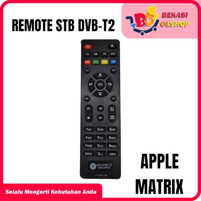 Remote Set Top Box DVB T2 Matrix Apple Remot