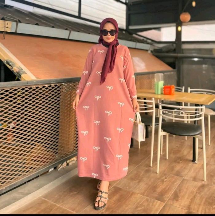 Gamis Knit Sindoro Dress Wanita