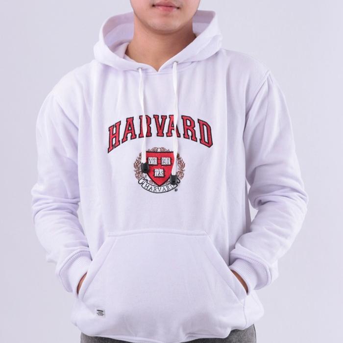 Sweater Hoodie Jemper Harvard(BORDIR) Oversize Fleece Size S - XXL Cowok Cewek