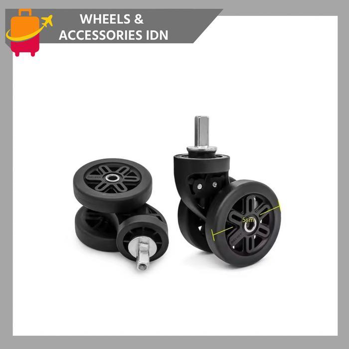 roda koper Delsey double wheel OEM - non logo - 4 pcs