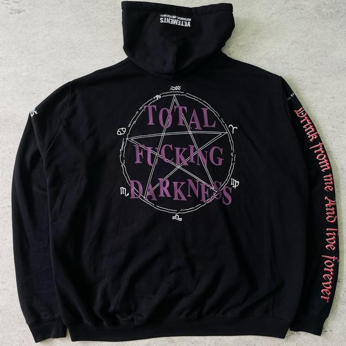 Rare Vetements Total Darkness Hoodie authentic original