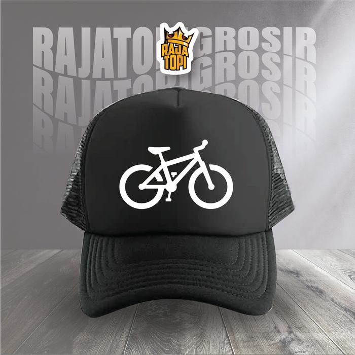 Topi custom sablon satuan /sepeda/ bike