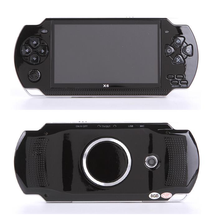 new x6 handheld Game Console 4.3 inch screen mp4 player MP5 game