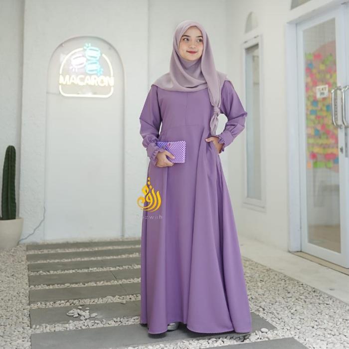 Gamis Wolfis Premium - Gamis Busui Wolfis Exclusive Kancing