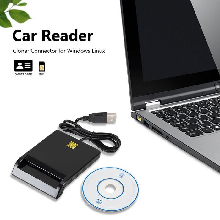 2022 New USB Smart Card Reader for Windows Linux DNIE ATM CAC IC ID