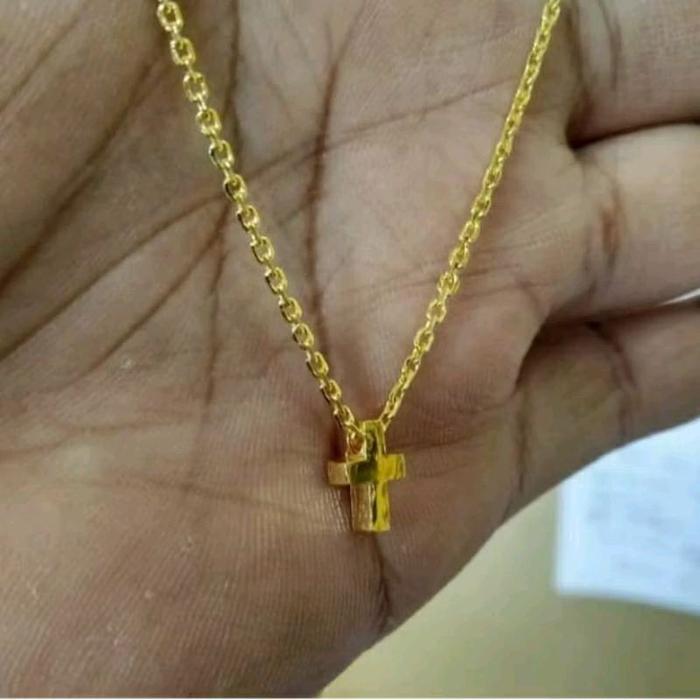 set kalung emas asli 24k 99,99. 7gr